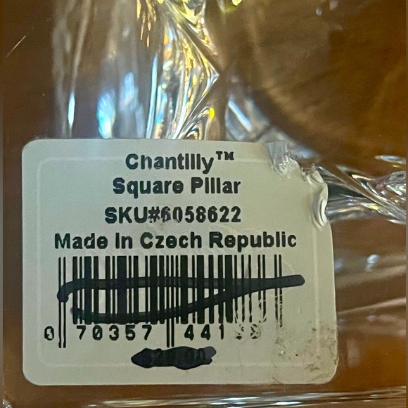 Stunning Gorham Handcut Crystal Candle Holder - Picture 4 of 4